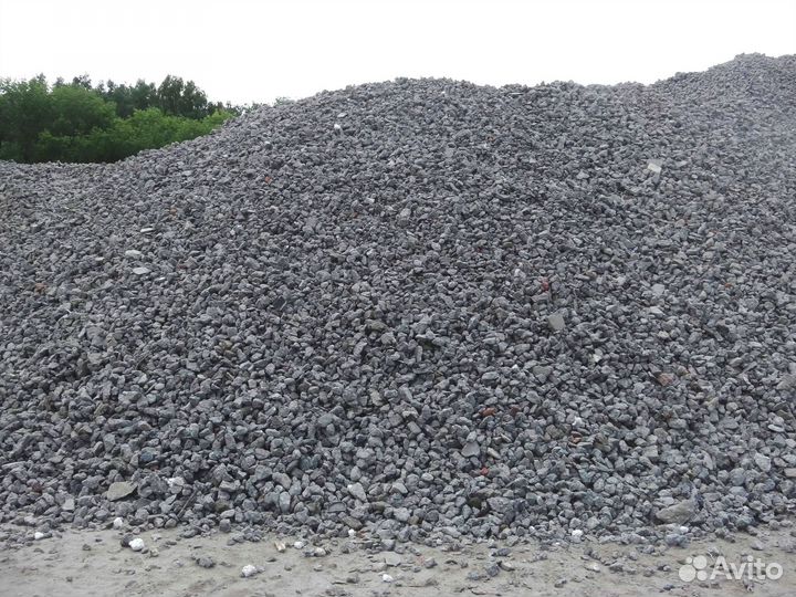 Щебень вторичный в наличии