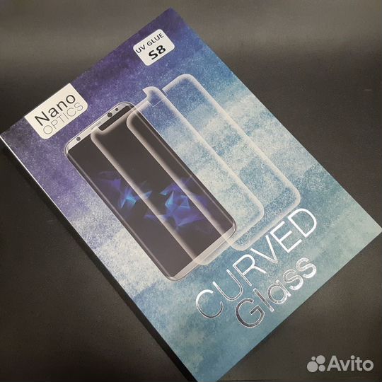 Защитное стекло на samsung S8 / S9 ультрафиолет