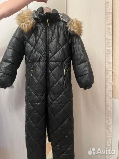 Зимний комбинезон для девочки 146