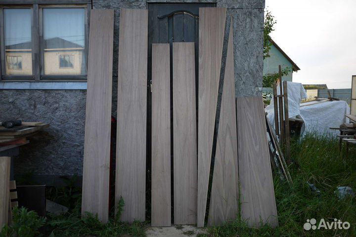 Мдф шпонированый американским орехом