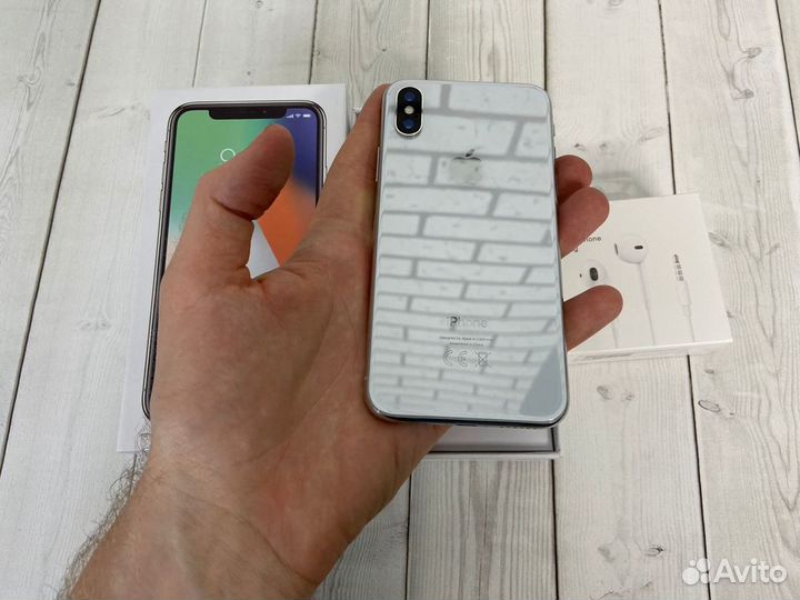 iPhone X 64 gb silver A1278