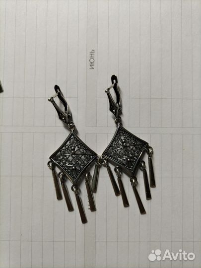 Серьги бижутерия набором