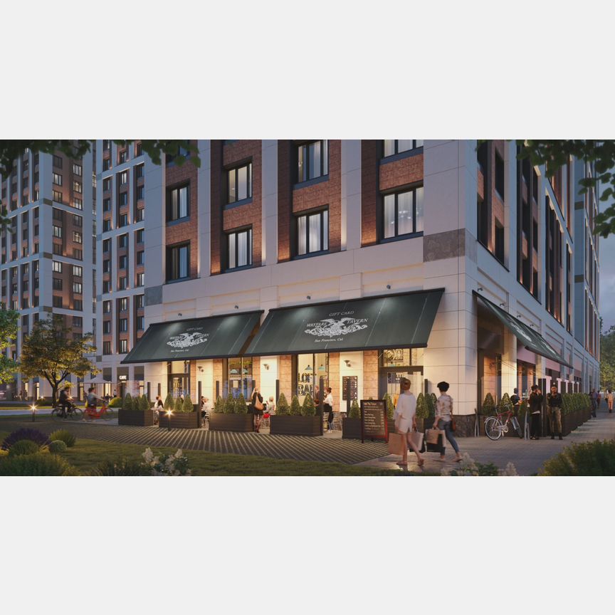 Апартаменты-студия, 21,7 м², 3/16 эт.