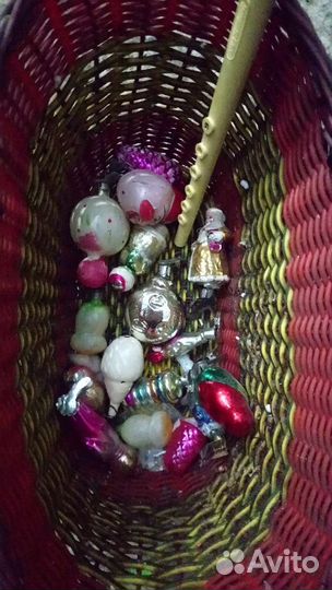 Елочные игрушки СССР на прищепках есть много разны