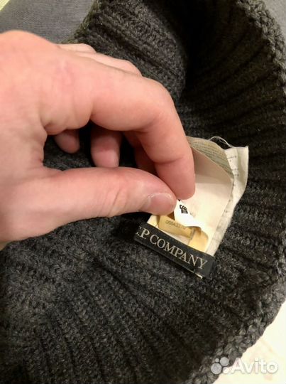 Шапка cp company merino wool