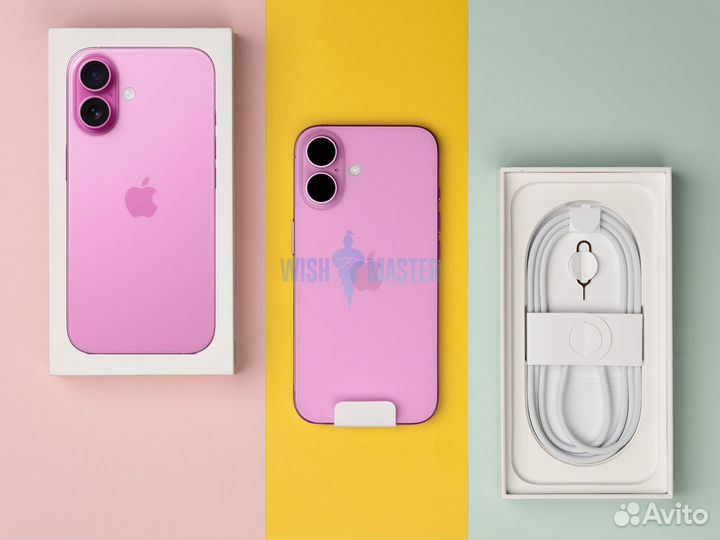 Apple iPhone 16 Plus 512GB nanoSim+eSim (Розовый)