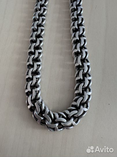 Серебряная цепь бисмарк 118.33