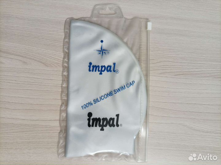 Шапочка для плавания силиконовая Impal цвет серый