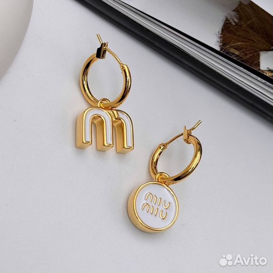 Серьги Миу Миу