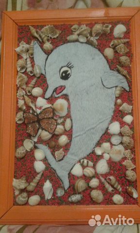 Картина дельфин