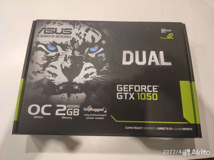 Видеокарта gtx 1050