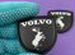 Эмблема Volvo 2 шт металлические черные герб лось