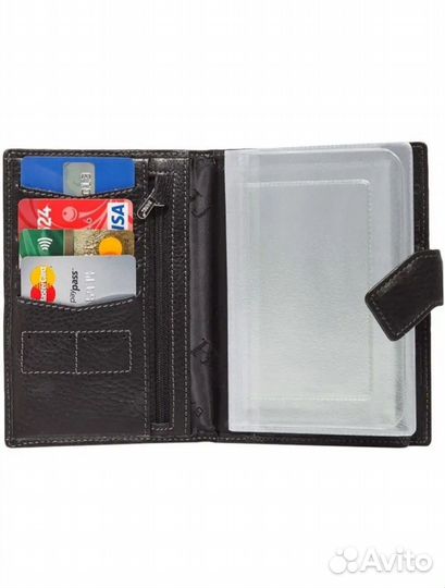 Обложка для автодокументов натуральная кожа