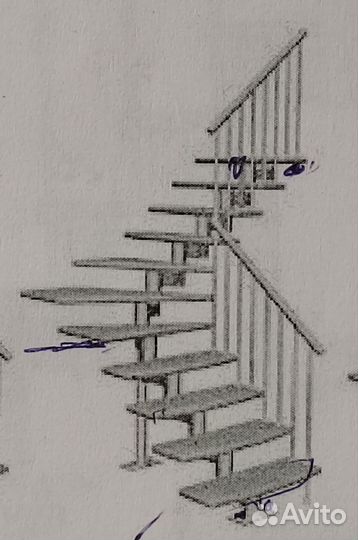 Модульная лестница стамет