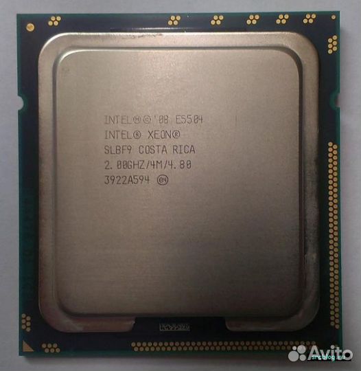 Процессор Intel Xeon E5504 (4C/4T, 4M Cache, 2.00