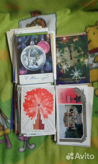 Открытки советские 8Марта Нгод Цветы Звери 9Мая