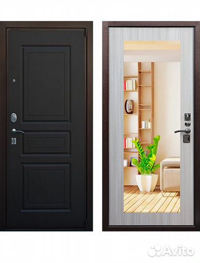 Входная металлическая дверь Броня М3 зеркало