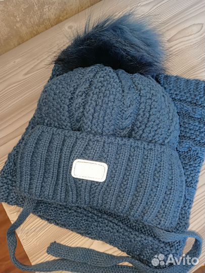Шапка и снуд для мальчика