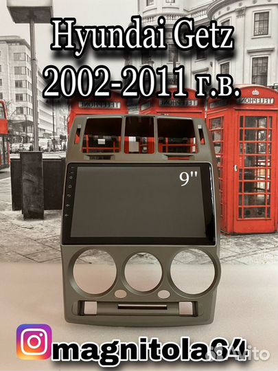 Android магнитола Hyundai Getz 2092-2011