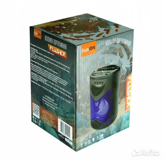 Новая, Bluetooth, USB, microSD, SP-U318, 5 Ватт