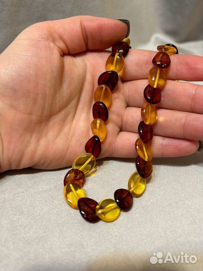 Бусы из янтаря