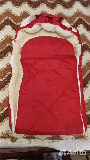 Зимний конверт в коляску до 3 лет