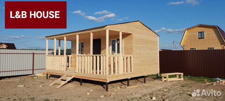 Каркасный дом 6х5(под ключ )