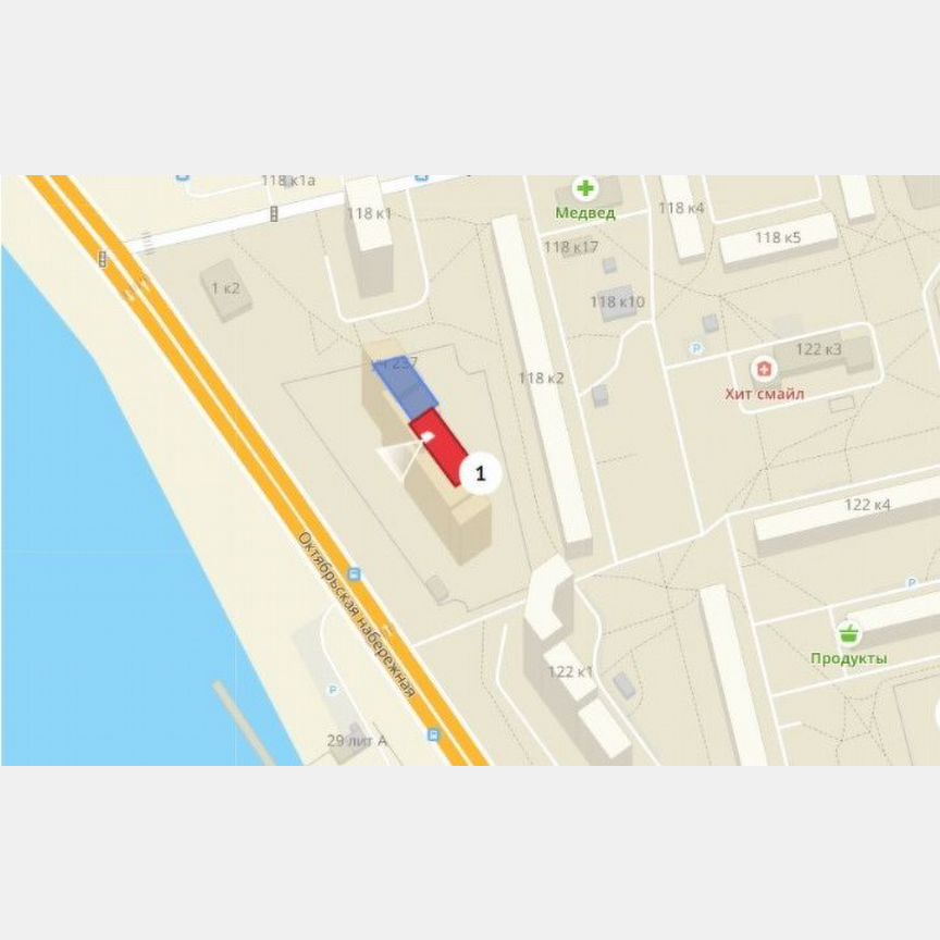 Квартира-студия, 23,3 м², 7/17 эт.