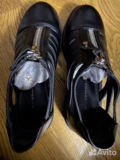 Туфли женские кожаные 35