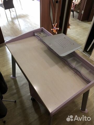 Компьютерный стол детский с тумбой