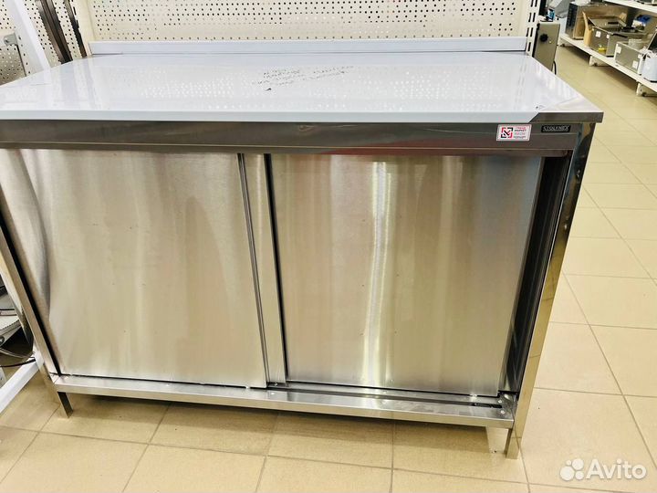 Стол тумба из нержавейки
