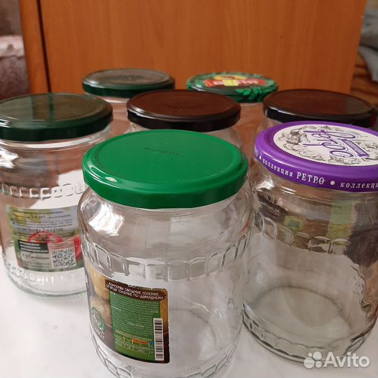 Банка стеклянная с крышкой