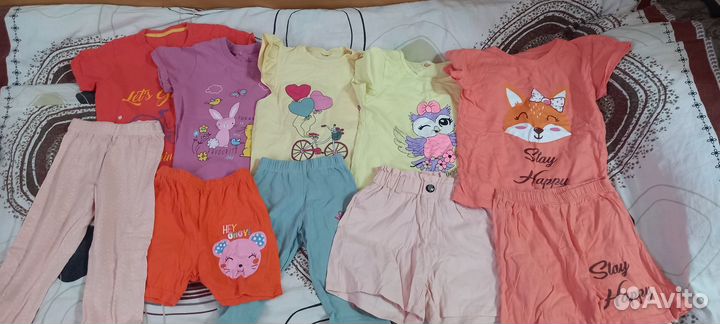 Детская одежда для девочки пакетом 110 - 116