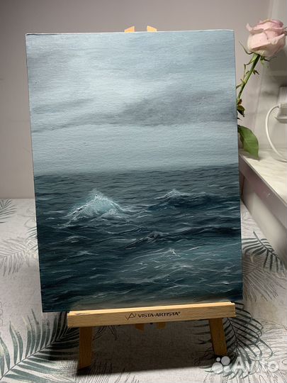 Картина маслом морской пейзаж