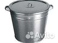 Бак оцинкованный круглый. Новый(32-110л). Доставка