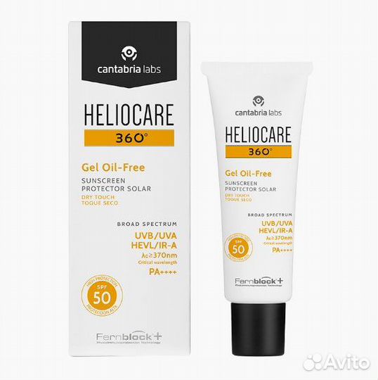 Солнцезащитный крем-гель для лица spf 50 Heliocare
