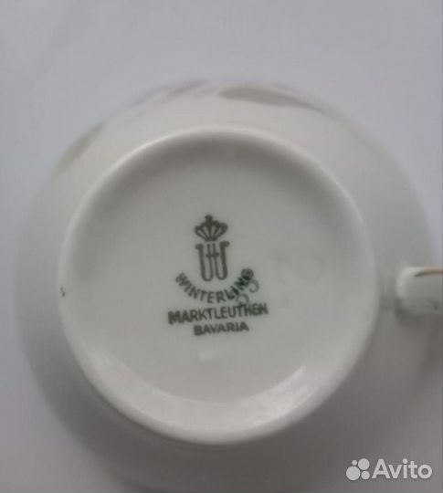 Фарфоровые чашки Winterling Bavaria