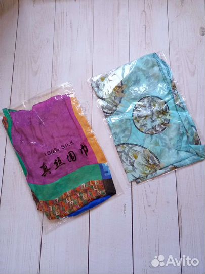 Новые шарфы-палантины шёлк