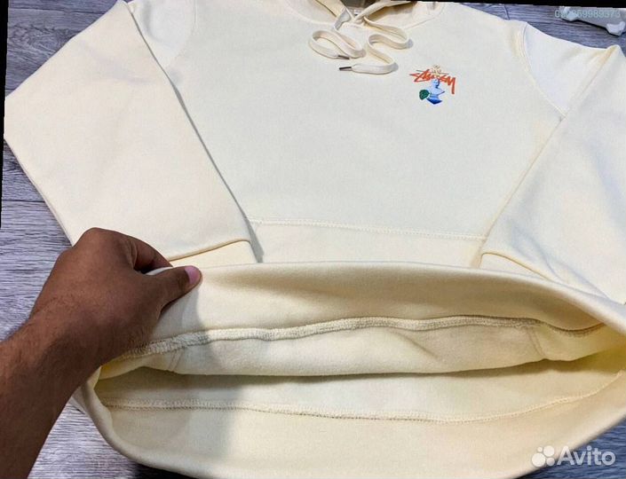 Желтый худи Stussy