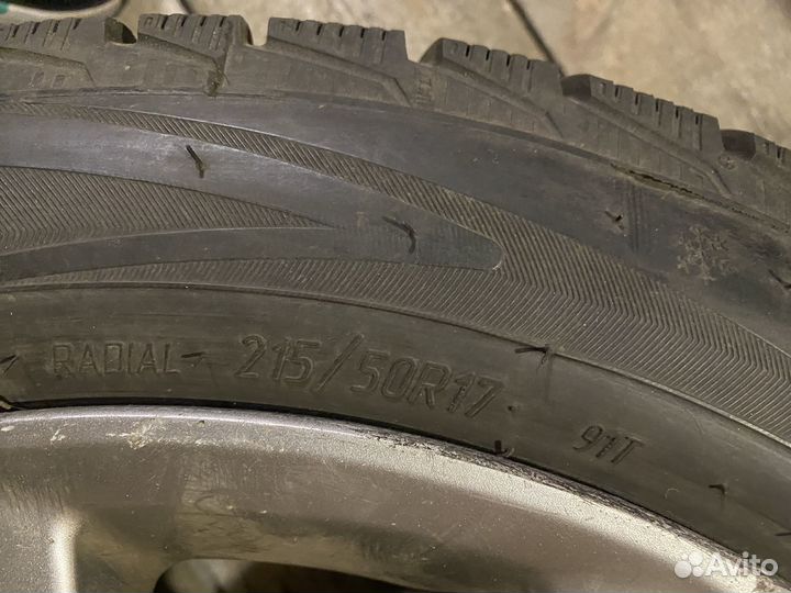 Колеса зимние r 17 215/50 hyundai