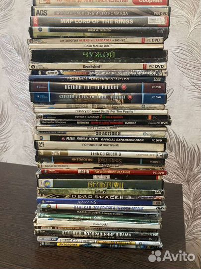 Продам DVD диски и игровые диски