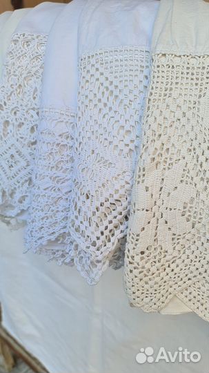 Подзоры с кружевом старинные
