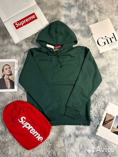 Худи Supreme Зеленое