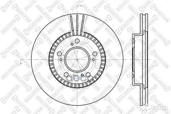 6020-2622V-SX диск тормозной передний Honda CR