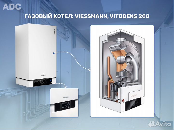 Газовый котел viessman висман vitodens 200