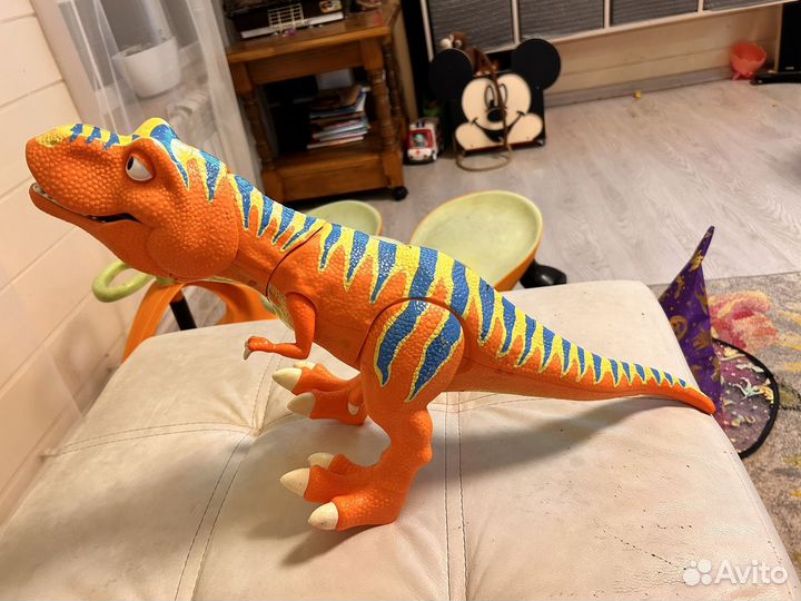 Интерактивный динозавр игрушка большой