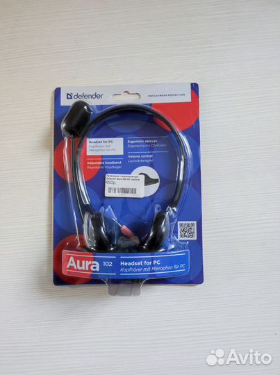 Стерео гарнитура Defender Aura HN-102