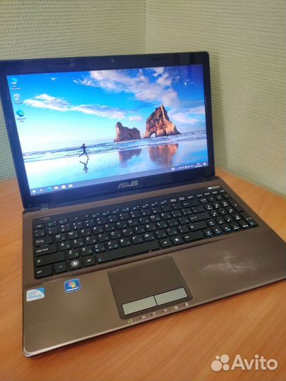 Ноутбук Asus K53E для работы, учебы