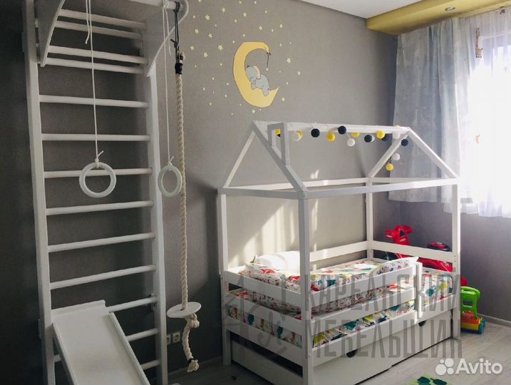 Детская кровать домик новая