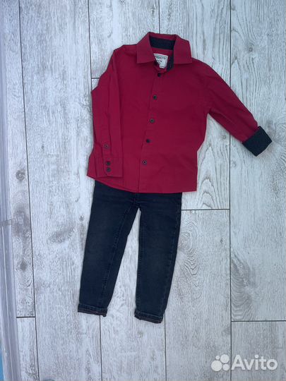 Рубашка и джинсы 92-98